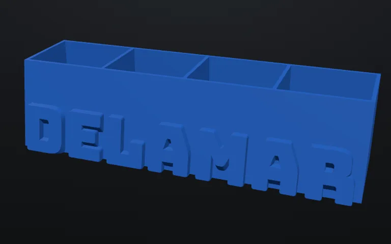 Gerador de porta-lápis com nome